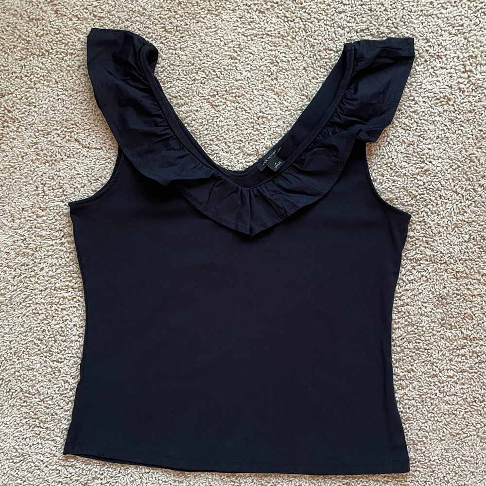 Ann Taylor ruffled tank